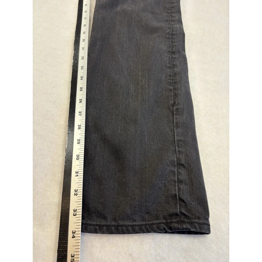 Express Mens 32X34 Black Rocco Slim Fit Skinny Leg Jeans Urban Streetwear Skater